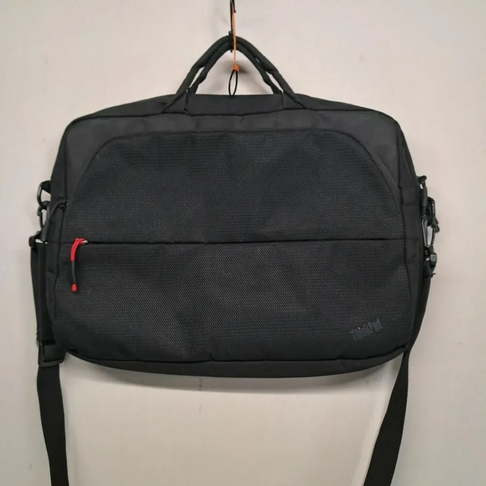 Lenovo ThinkPad Laptop Case Briefcase Messenger Bag Black Red Padded Shoulder